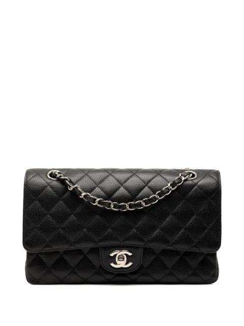 2009-2010 Medium Classic Caviar Double Flap shoulder bag by CHANEL 