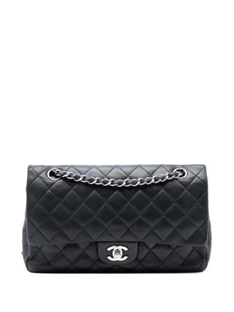 2009-2010 Medium Classic Lambskin Double Flap shoulder bag by CHANEL 2009-2010 Medium Classic Lambskin Double Flap shoulder bag by CHANEL