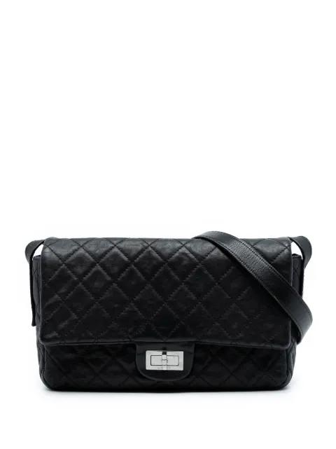 2009-2010 Quilted Calfskin Reissue 2.55 Easy Messenger Flap crossbody bag by CHANEL 