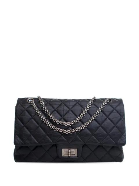 2009-2010 Reissue 2.55 Aged Calfskin Double Flap 227 shoulder bag by CHANEL 