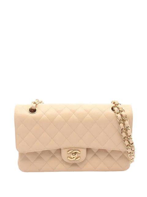 2009-2010 Small Classic Caviar Double Flap shoulder bag by CHANEL 