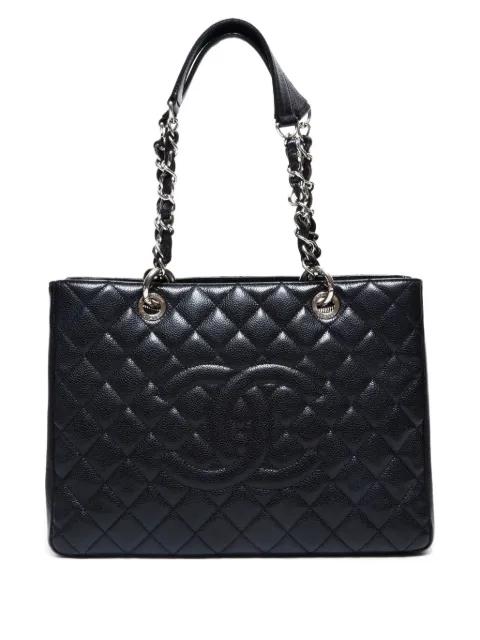 2010-2011 GST quilted chain tote bag by CHANEL 