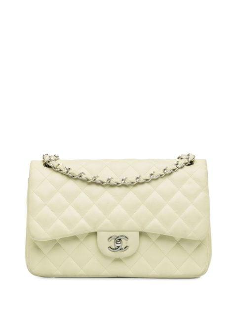 2010-2011 Jumbo Classic Caviar Double Flap shoulder bag by CHANEL 