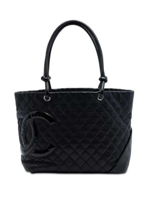 2010-2011 Large Lambskin Cambon Ligne tote bag by CHANEL 