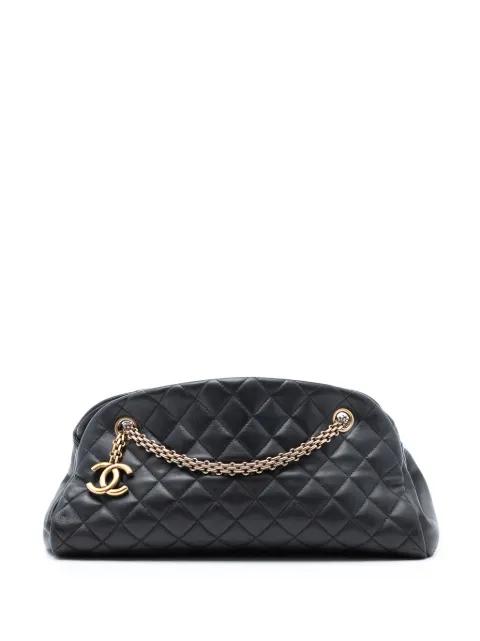 2010-2011 Medium Aged Calfskin Just Mademoiselle Bowling Bag shoulder bag by CHANEL 