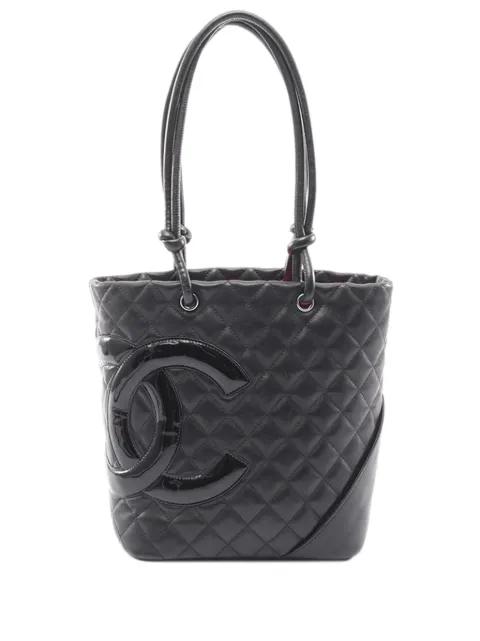 2010-2011 Medium Lambskin Cambon Ligne tote bag by CHANEL 
