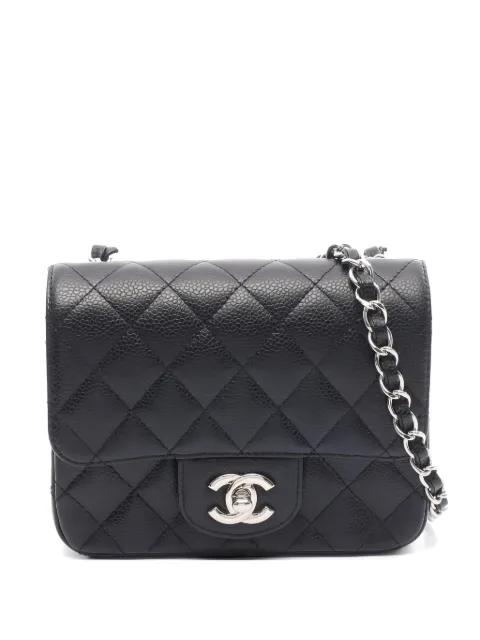 2010-2011 Mini Square Classic Flap shoulder bag by CHANEL 