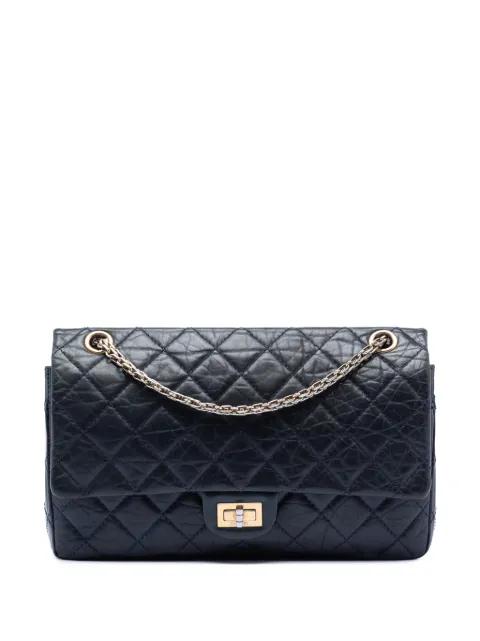 2010-2011 Quilted Aged Calfskin Reissue 2.55 Double Flap 226 shoulder bag by CHANEL 
