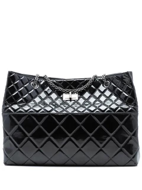 2010-2011 Quilted Patent Reissue 2.55 tote bag by CHANEL 