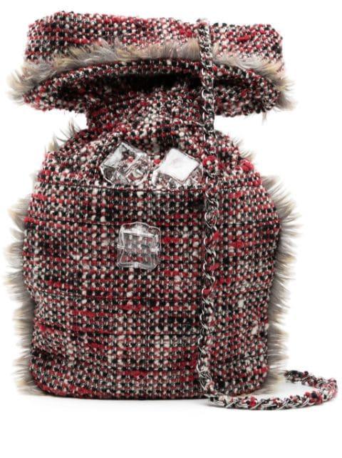 2010 hot-water-bottle tweed crossbody bag by CHANEL 