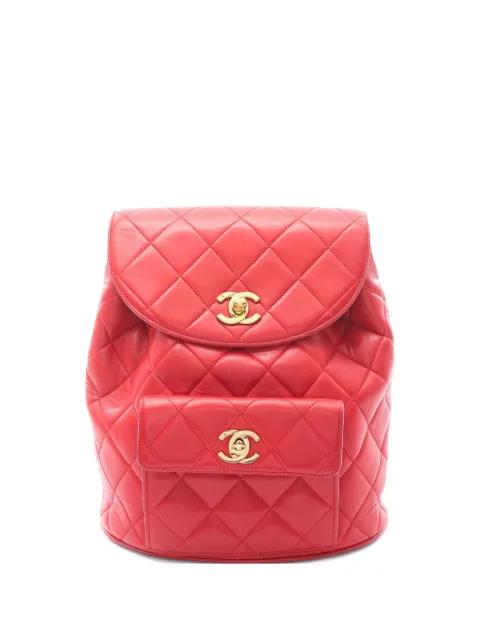 2010s Duma quilted lambskin backpack by CHANEL 