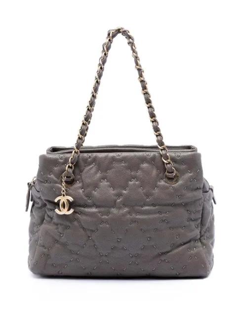2011 CC Caviar Wild Stitch tote bag by CHANEL 