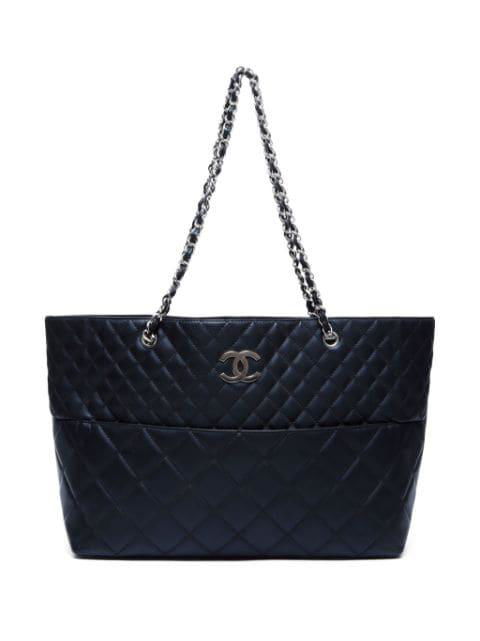 2011 CC diamond-quilted tote bag by CHANEL