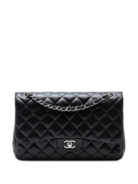2011 Jumbo Classic Lambskin Double Flap shoulder bag by CHANEL 2011 Jumbo Classic Lambskin Double Flap shoulder bag by CHANEL