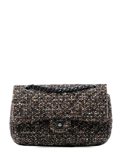 2011 Medium Classic Tweed Double Flap shoulder bag by CHANEL 