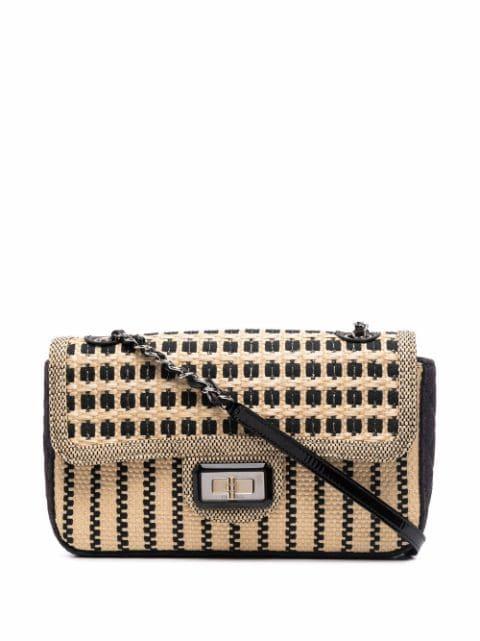 2011 raffia shoulder bag by CHANEL 