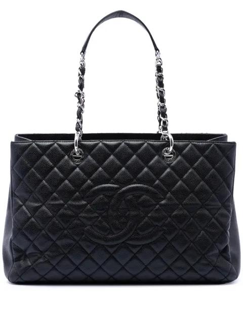 2012-2013 Caviar Grand Shopping XL tote bag by CHANEL 