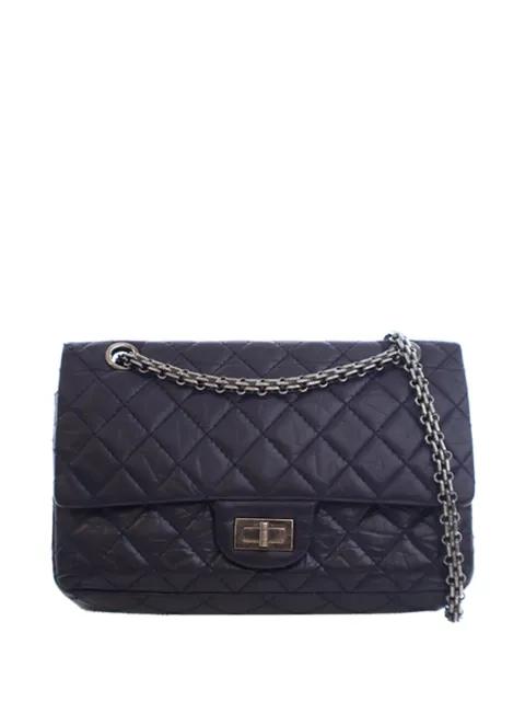 2012-2013 Quilted Aged Calfskin Reissue 2.55 Double Flap 225 shoulder bag by CHANEL 