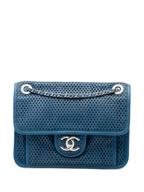 2012-2013 Small Perforated Calfskin Up In The Air Flap shoulder bag by CHANEL 