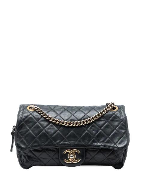 2012-2013 Small Quilted Iridescent Calfskin Shiva Flap crossbody bag by CHANEL 