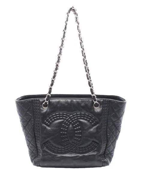 2012 CC Lambskin Bengal Shopping tote bag by CHANEL 