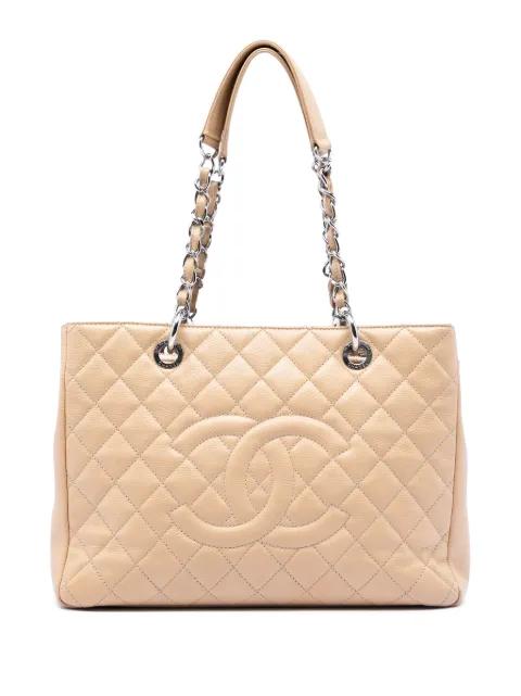 2012 Caviar Grand Shopping tote bag by CHANEL 