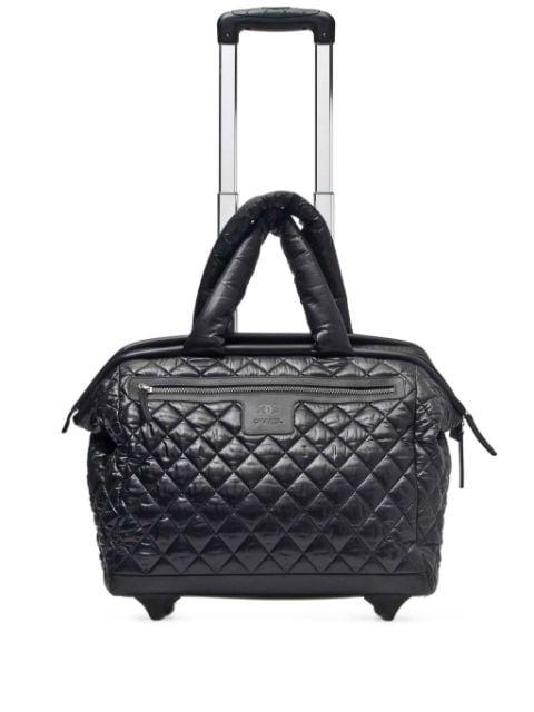 2012 Cocoon diamond quilted trolley by CHANEL 
