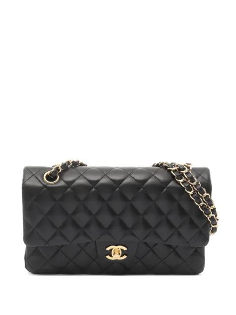 2012 Double Flap diamond-quilting shoulder bag by CHANEL 