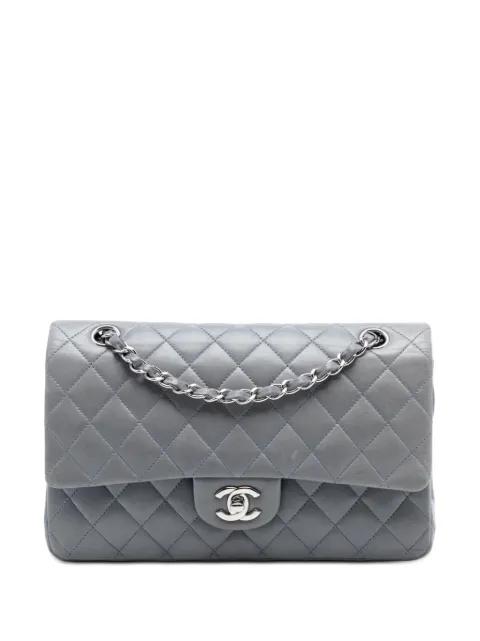 2012 Medium Classic Lambskin Double Flap shoulder bag by CHANEL 