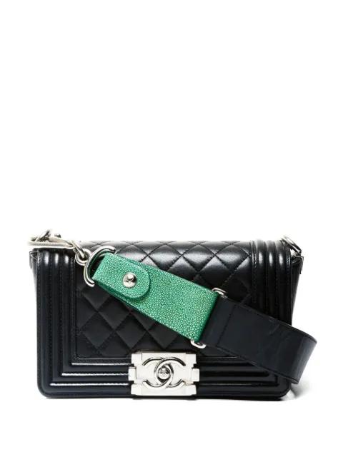 2012 mini Boy Stingray quilted shoulder bag by CHANEL 