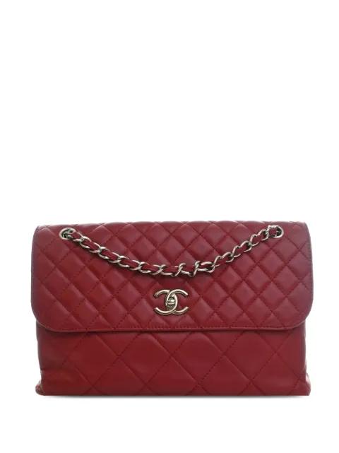 2013-2014 CC Quilted Calfskin In The Business Flap shoulder bag by CHANEL 