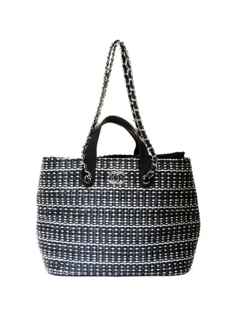 2013-2014 CC woven tote bag by CHANEL 
