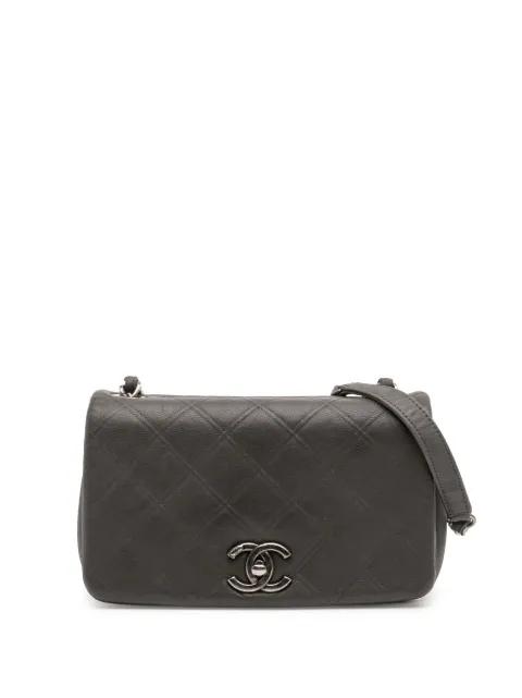 2013-2014 Diamond Embossed Calfskin New Chic Flap shoulder bag by CHANEL 