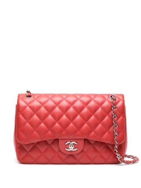 2013-2014 Double Flap jumbo shoulder bag by CHANEL 