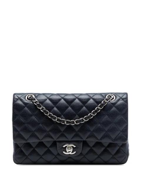 2013-2014 Medium Classic Caviar Double Flap shoulder bag by CHANEL 