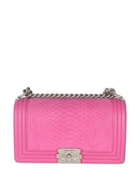 2014-2015 Boy python leather bag by CHANEL 
