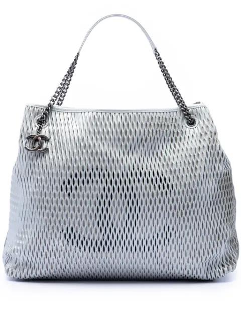 2014-2015 CC Perforated Leather tote bag by CHANEL 