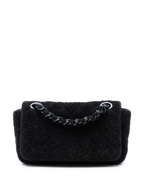 2014-2015 CC Quilted Terry Cloth Flap shoulder bag by CHANEL 