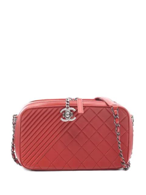 2014-2015 Cocoboy quilted chain camera bag by CHANEL 