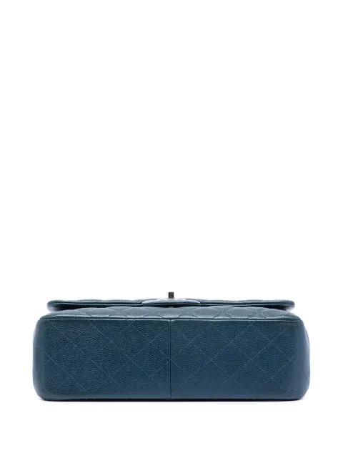 2014-2015 Jumbo Classic Caviar Double Flap shoulder bag by CHANEL 