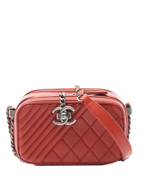 2014-2015 Lambskin Coco Boy Camera Bag crossbody bag by CHANEL 