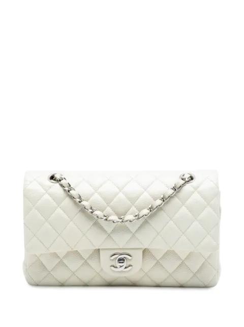 2014-2015 Medium Classic Caviar Double Flap shoulder bag by CHANEL 