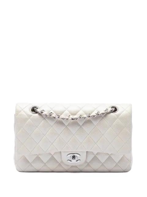 2014-2015 Medium Classic Caviar Double Flap shoulder bag by CHANEL 