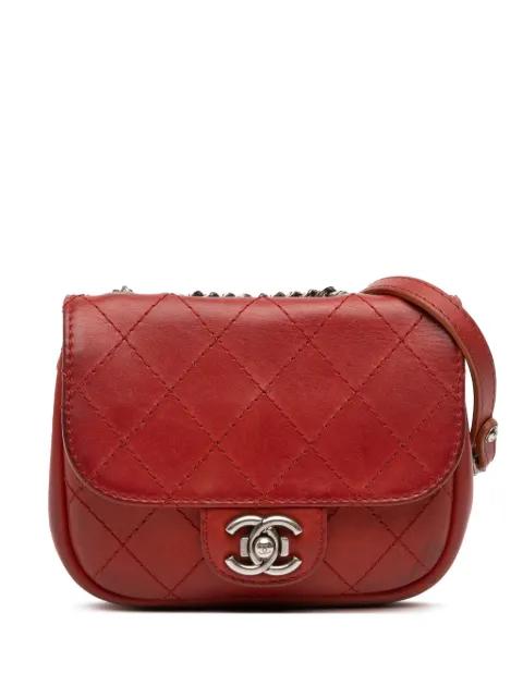 2014-2015 Paris Dallas Goatskin Wild Stitch Flap crossbody bag by CHANEL 