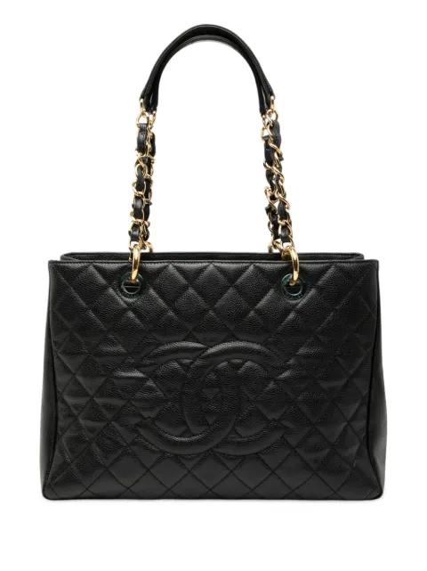 2014 Caviar Grand Shopping tote bag by CHANEL 