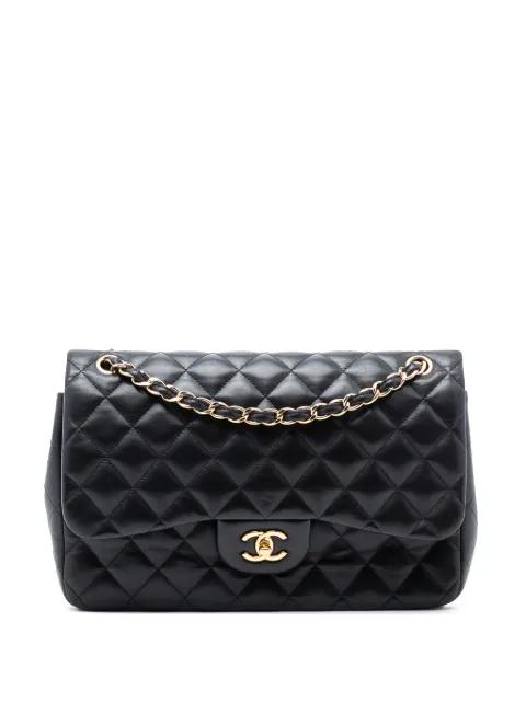 2014 Jumbo Classic Lambskin Double Flap shoulder bag by CHANEL 2014 Jumbo Classic Lambskin Double Flap shoulder bag by CHANEL