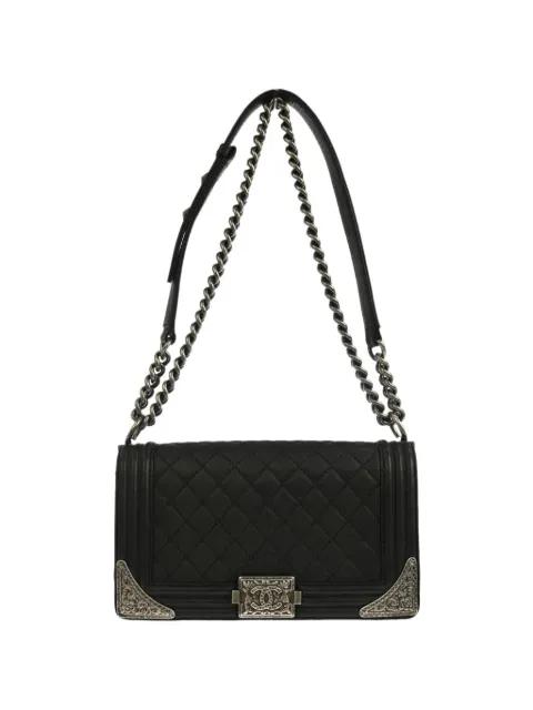 2014 medium quilted chain shoulder bag by CHANEL 