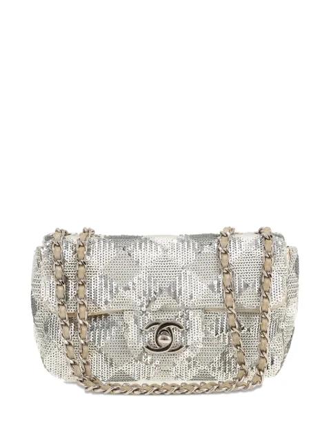 2014 mini Timeless sequin shoulder bag by CHANEL 