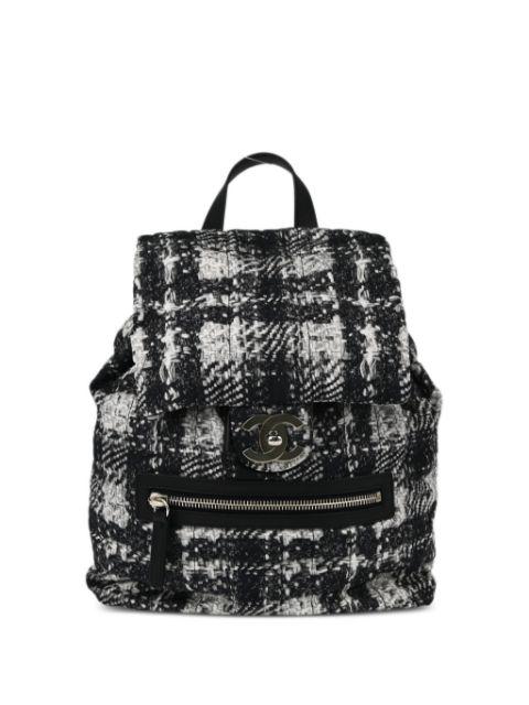 2014 tweed backpack by CHANEL 