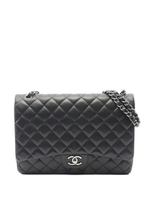 2015-2016 34 Double Flap large matelassé shoulder bag by CHANEL 